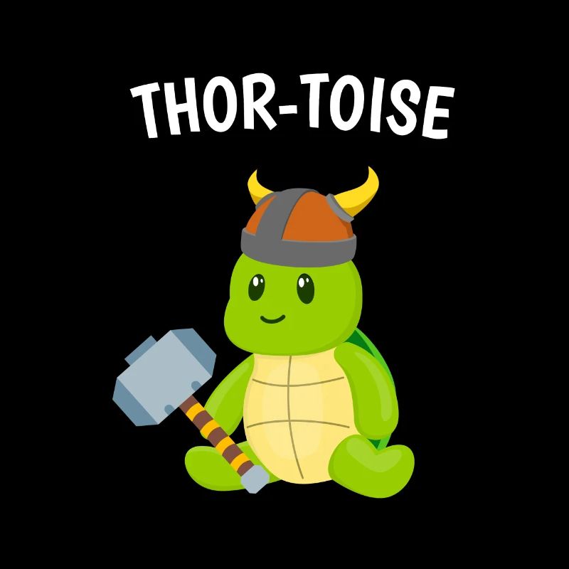 Mignons Vikings Thor Turtle Enfants