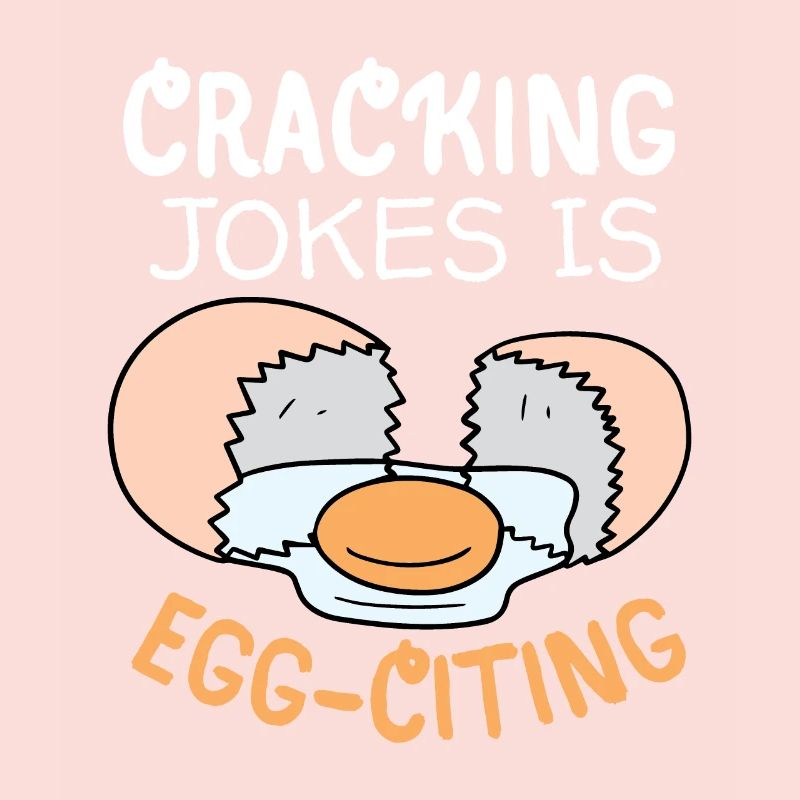 Ei, Eier, lustiger Spruch, Pun Egg-citing Witz
