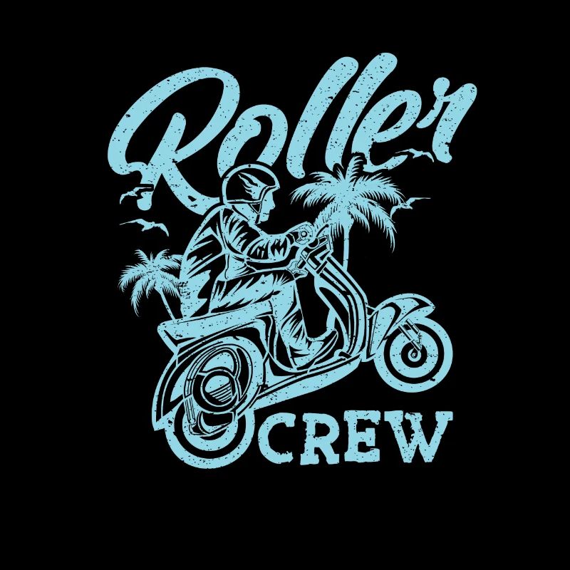 Roller Crew Scooter Motorroller Geschenkidee