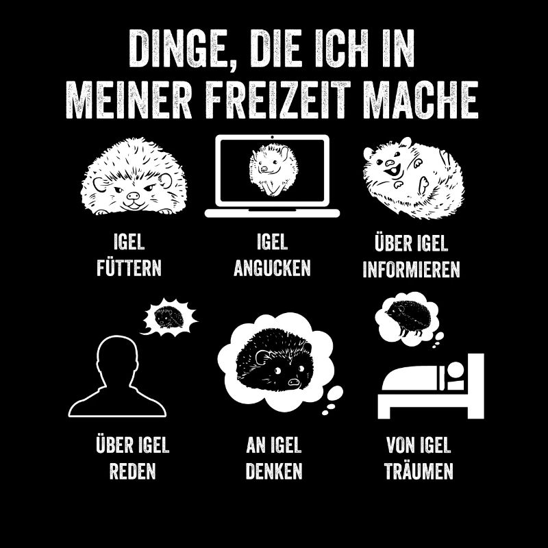 Tiermotiv Igel