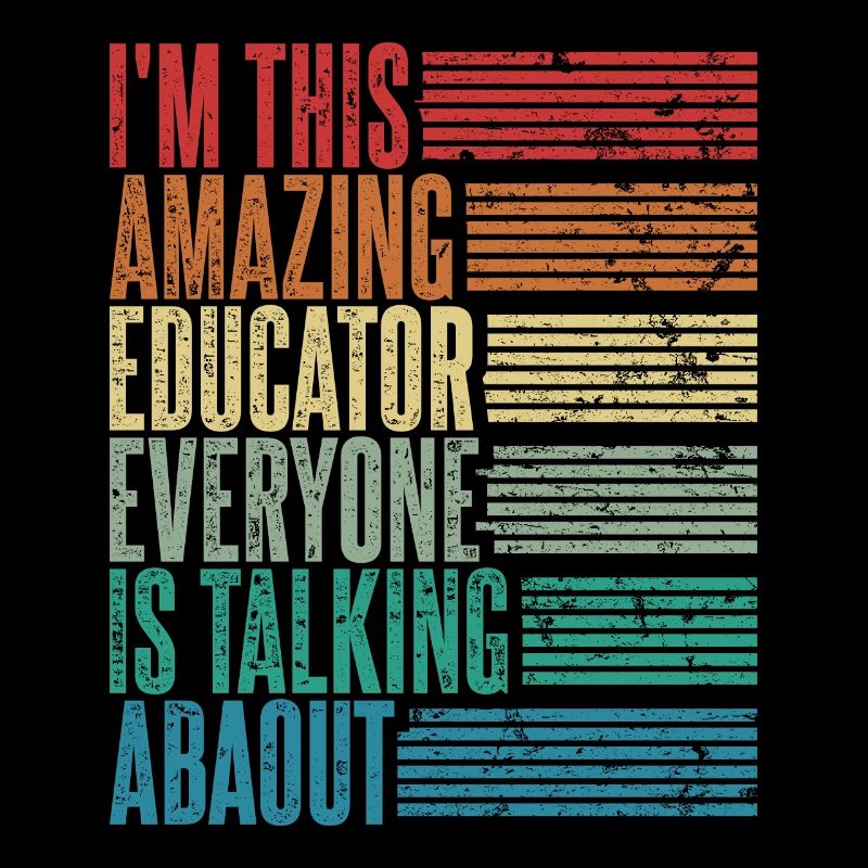 Vintage Educator Educator Gift Retro