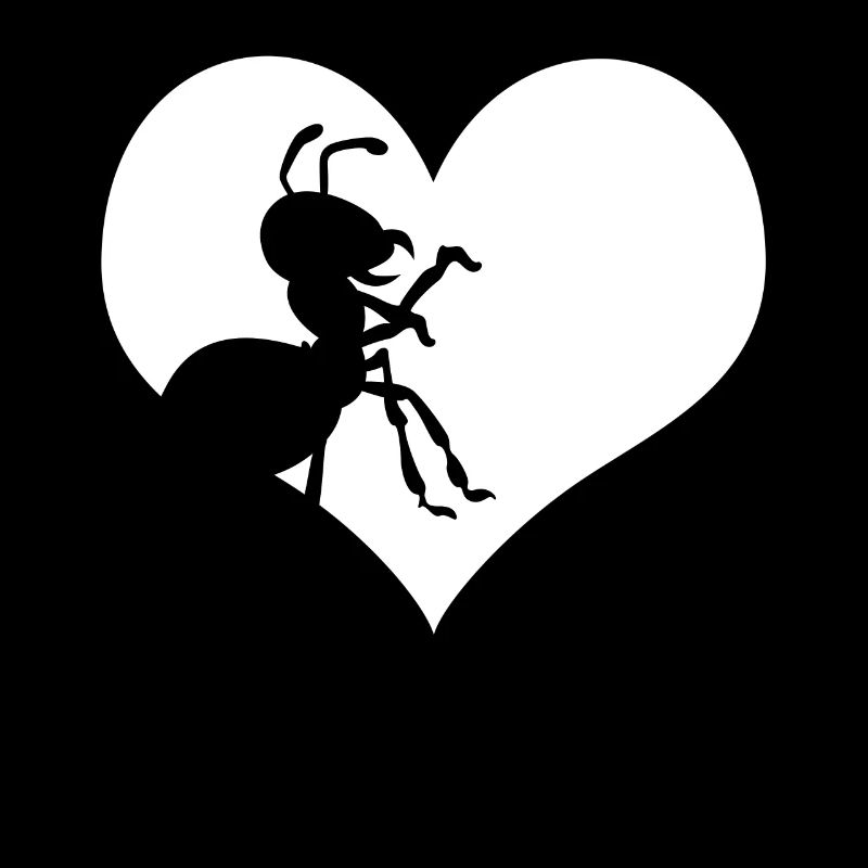 Fourmi cœur fourmis