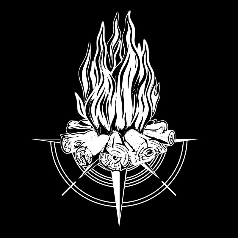 Campfire Compass Fire Fire Pit