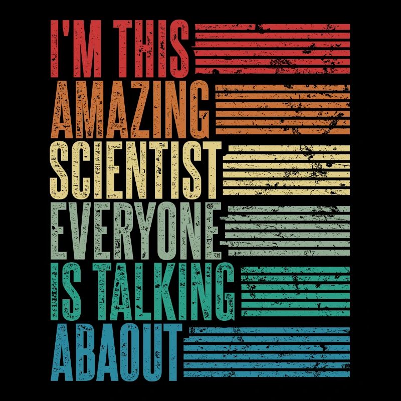 Scientist Scientist Gift Retro