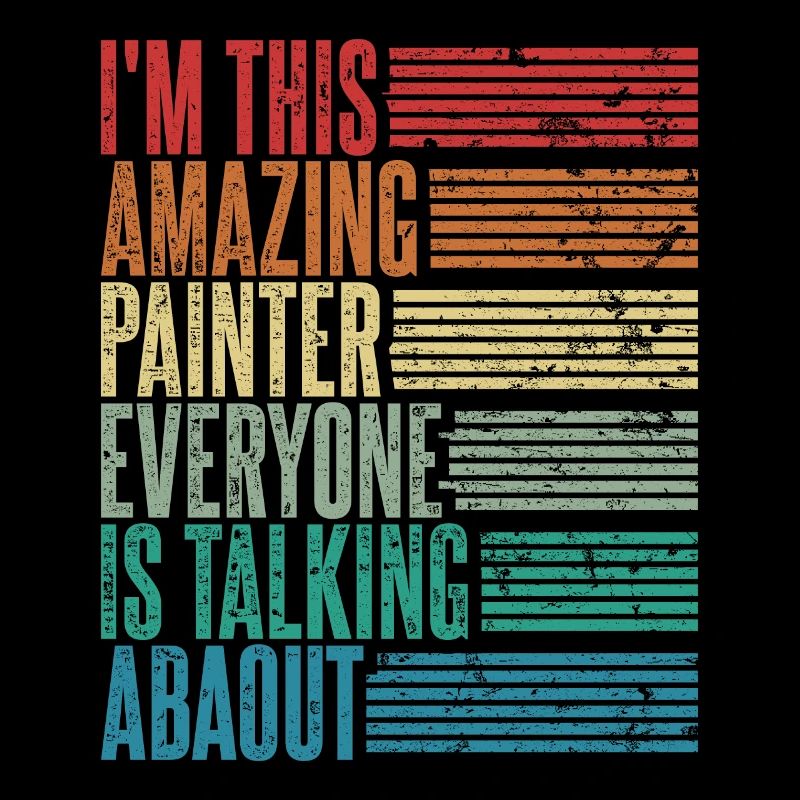 Vintage Painter Painter Gift Retro
