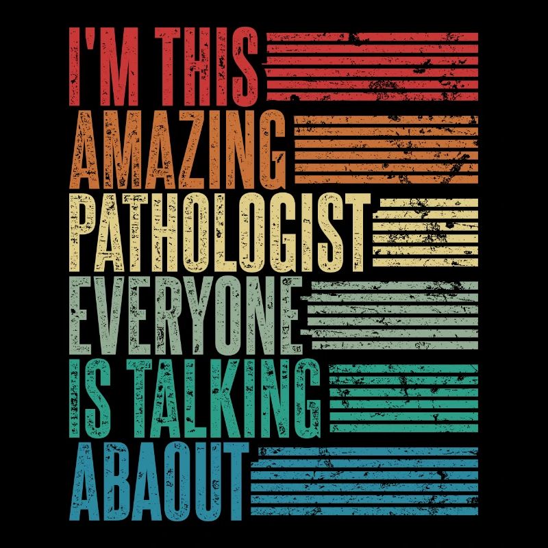 Vintage Pathologiste Pathologiste Cadeau Rétro