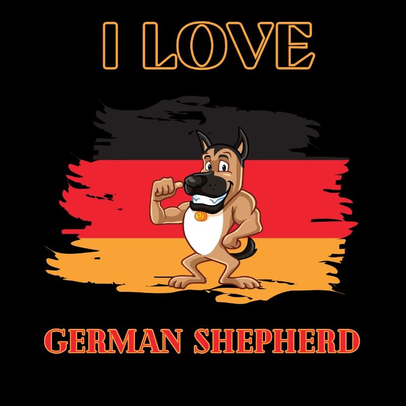 Süßer Deutscher Schäferhund