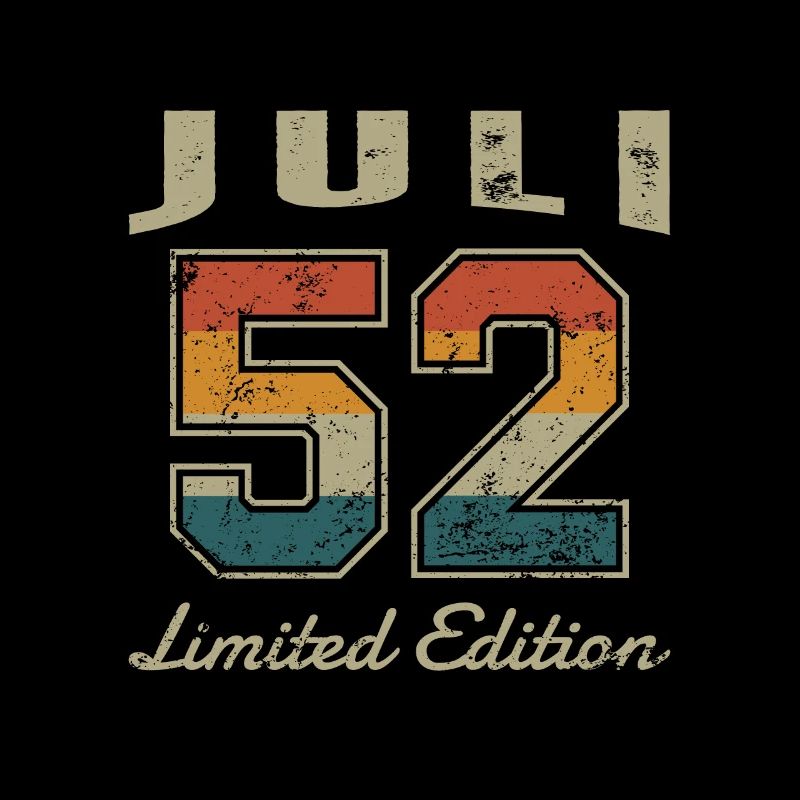 Date de naissance : Juillet 1952 - Edition Limitée Rétro