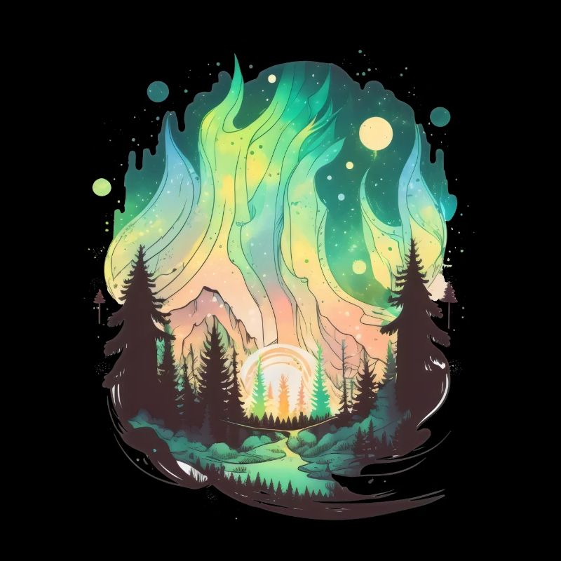 Aurora Borealis Nordlichter Wunderschön und