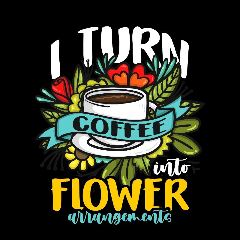 Fleuriste Je transforme le café en bouquet de fleurs Fleuristes