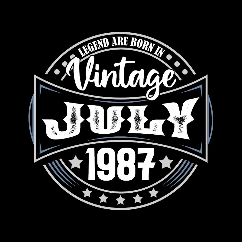 Juli 1987. Geburtstagsgeschenk Juli 1987.