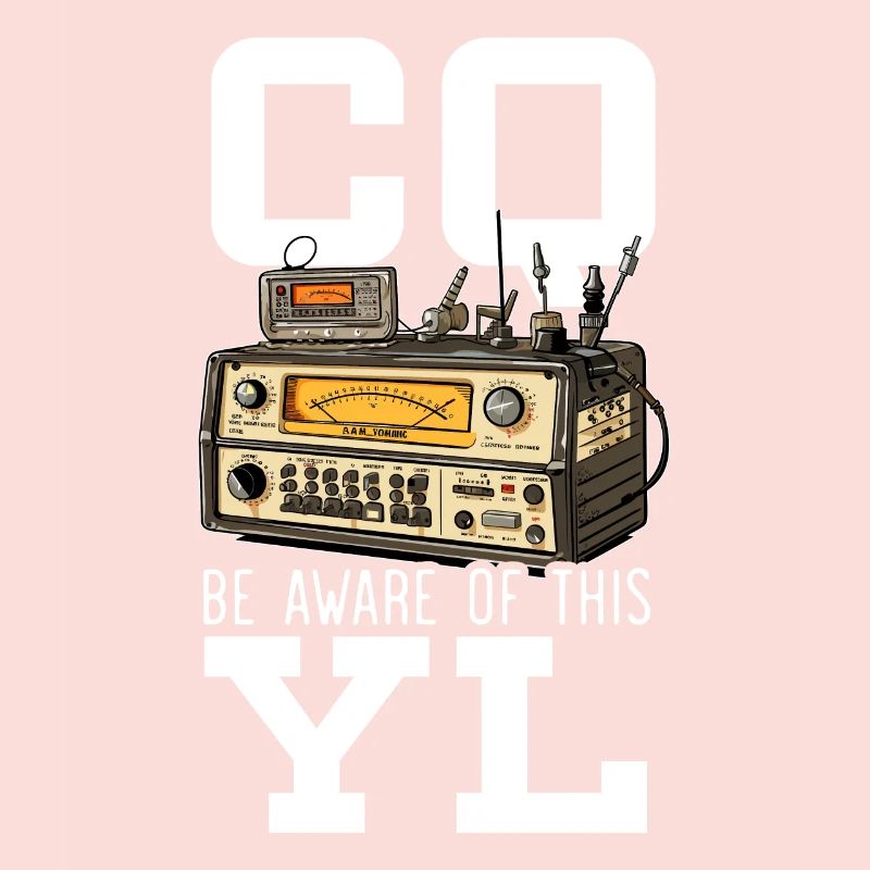 Ham Radio Operator Morse Code Radioactivity