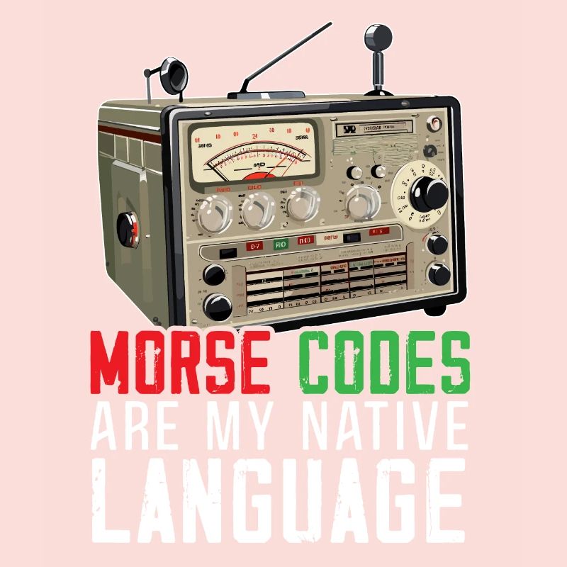 Ham Radio Operator Morse Code Radioactivity
