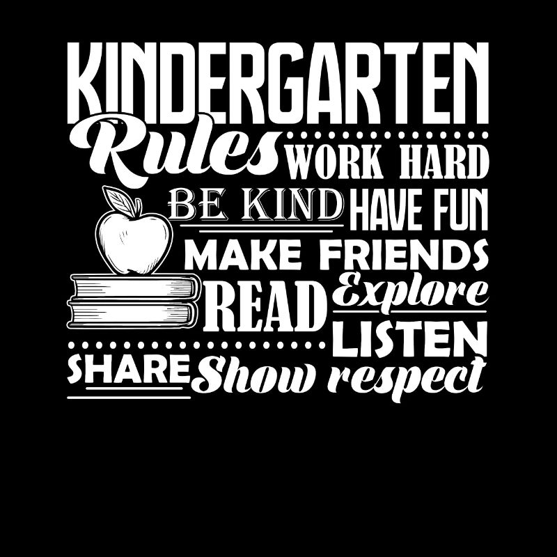 Kindergarten Teacher Kindergarten Rules
