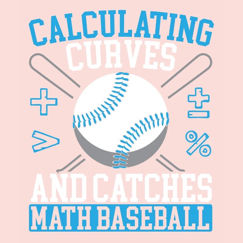 Baseball Math Lover Mathematician Baseball Player