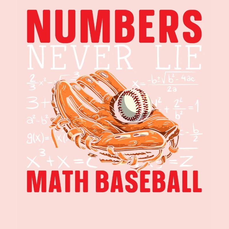 Baseball Math Lover Mathematician Baseball Player