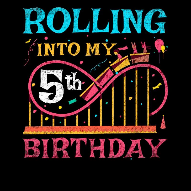 Roller Coaster Kid - Rolling Into My 5th Birthday