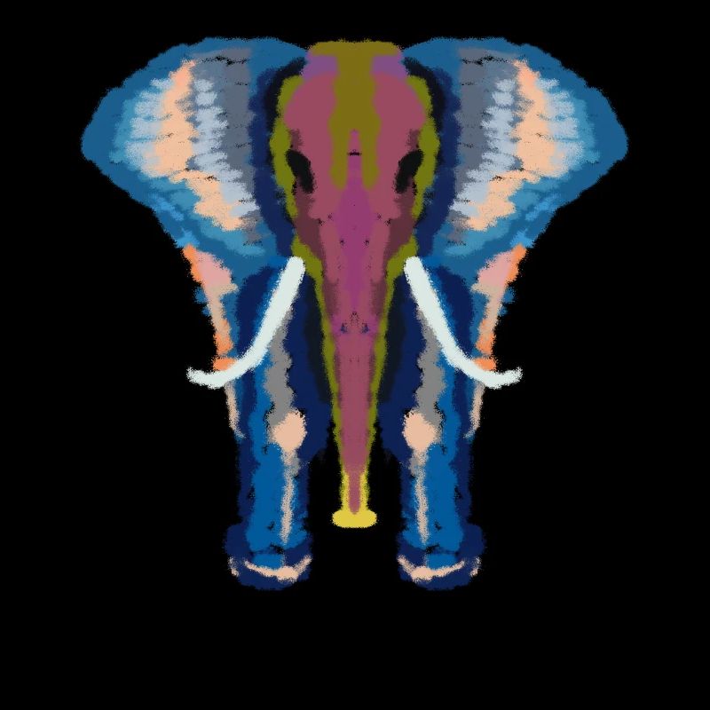 bunter Elefant