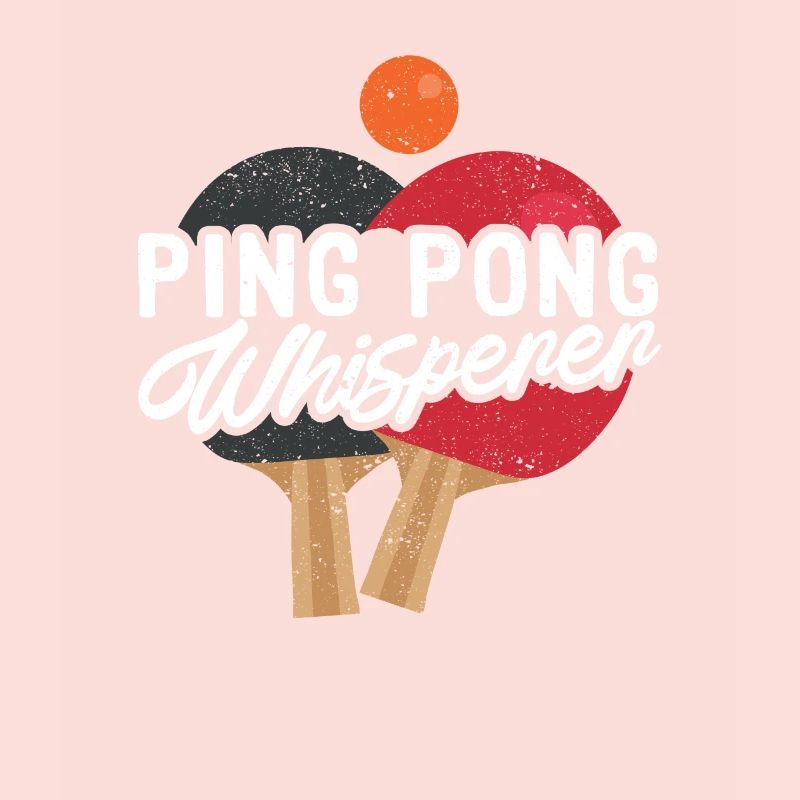 Ping Pong Whisperer Paddle Balls Master Funny