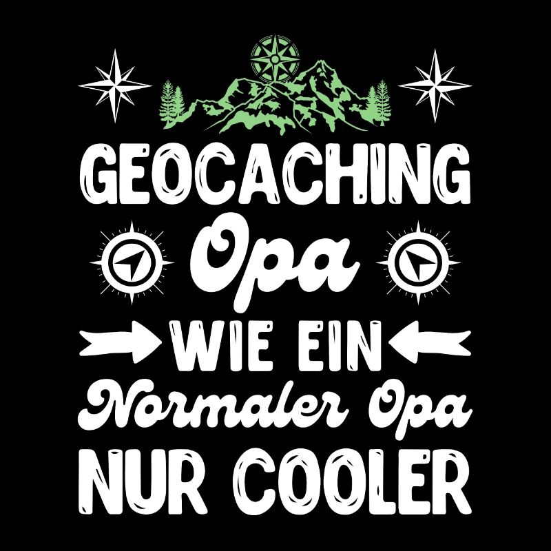 Geocaching Opa GPS Schnitzeljagd Geocacher