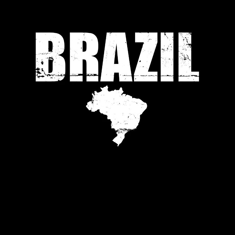 Brésil Brésil Carte Drapeau Brésil
