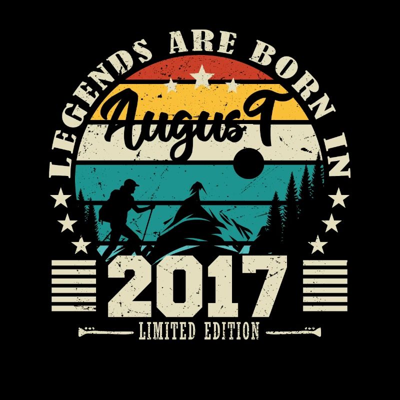 August 2017. Geburtstagsgeschenk August 2017. August