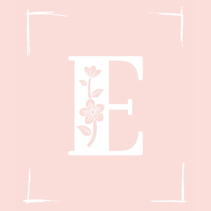 letter E initial