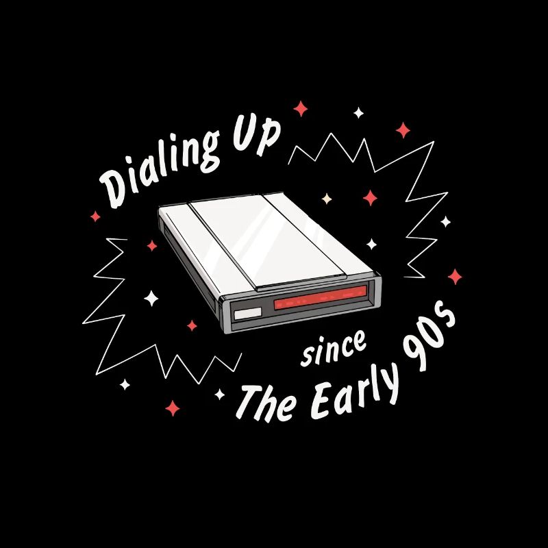 90s Nostalgie Rétro 90s Dial-up
