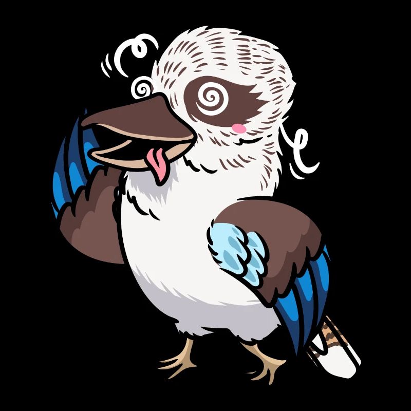 Laughing Hans Vogel Jägerliest Kawaii Emoticon