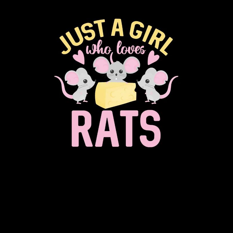 Ratte Nur Ein Mädchen, Das Ratten Liebt