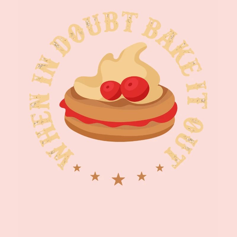 When In Doubt Bake It Out Baker Saying