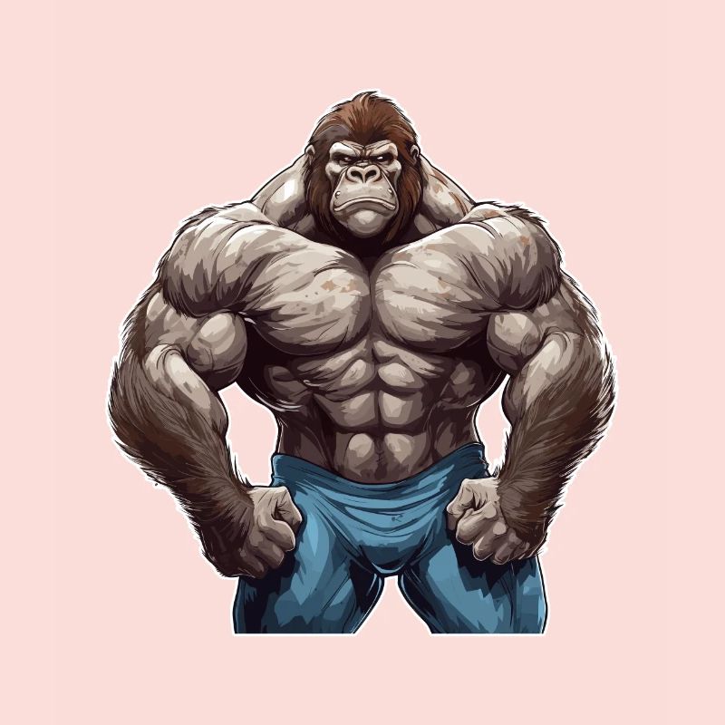 Bodybuilder Gorilla