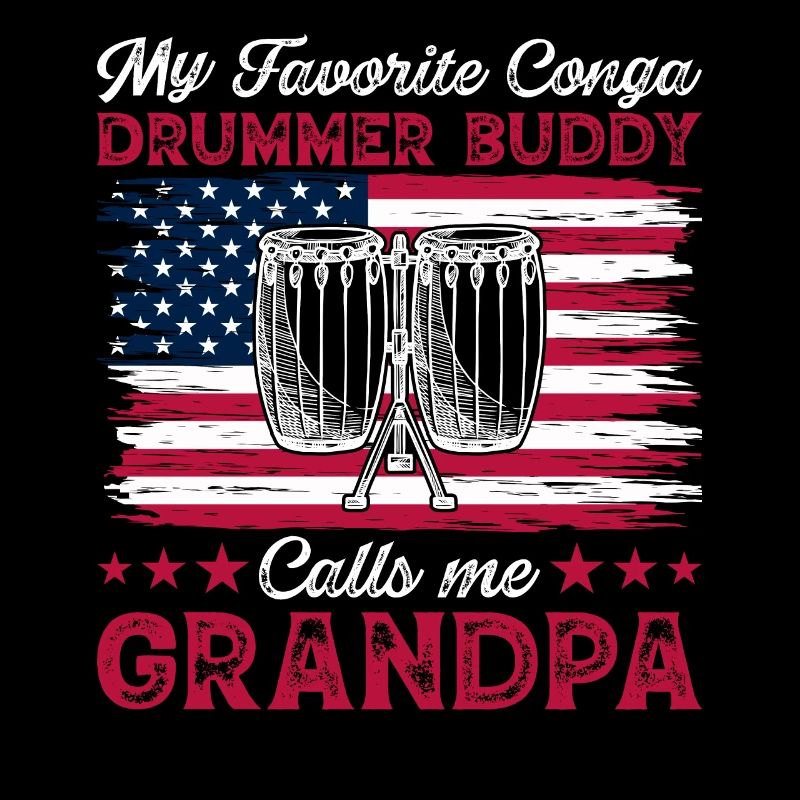 Conga Drummer Grandpa Conga Drums Conga Player