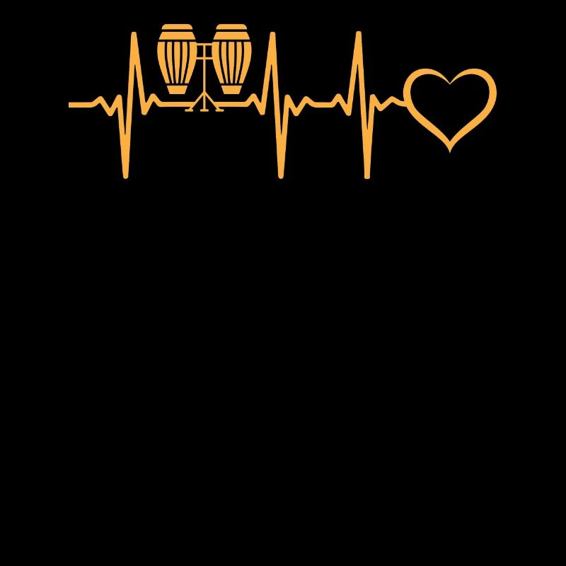 Conga Heartbeat Heart Conga Player Conga Drum Inst