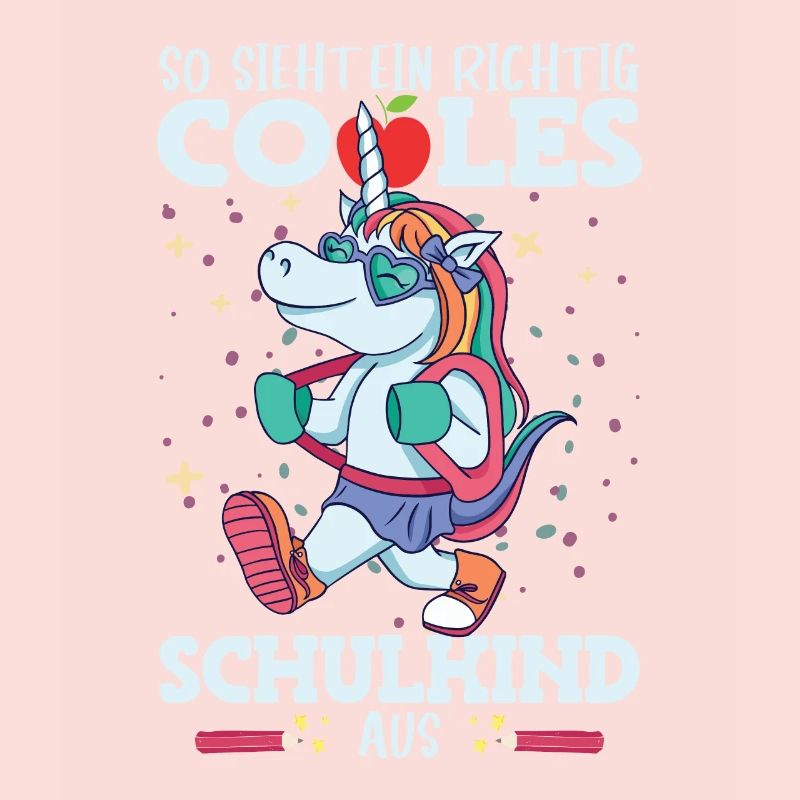 Schulkind Einhorn
