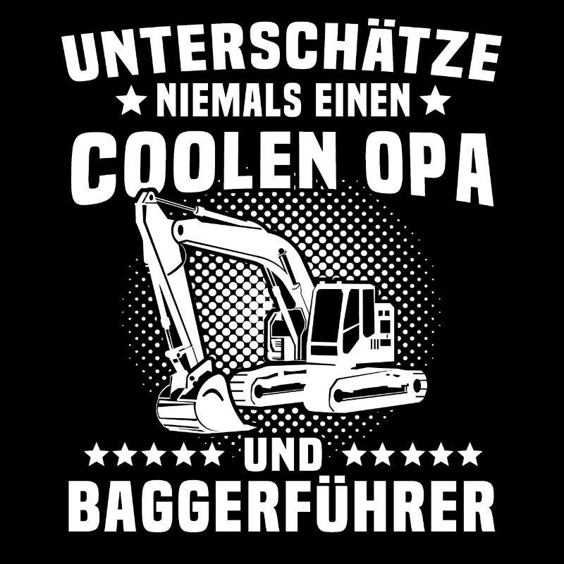 Baggerfuehrer Opa Bagger