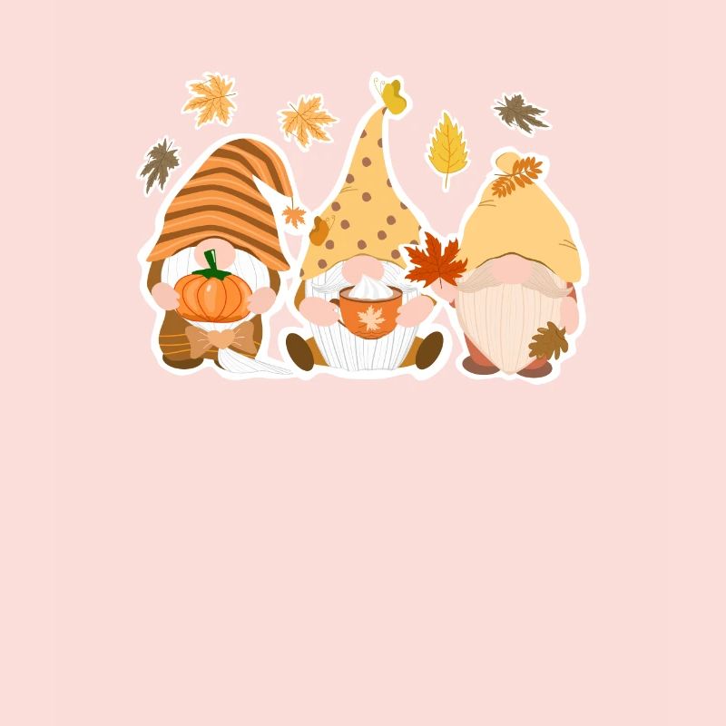 Three Dwarfs Pumpkin Pie Turkey Thanksgiving Day