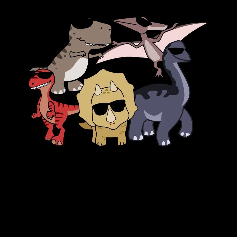 Dinosaurier mit Sonnenbrille