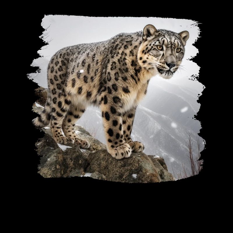 Léopard des neiges Léopard des neiges