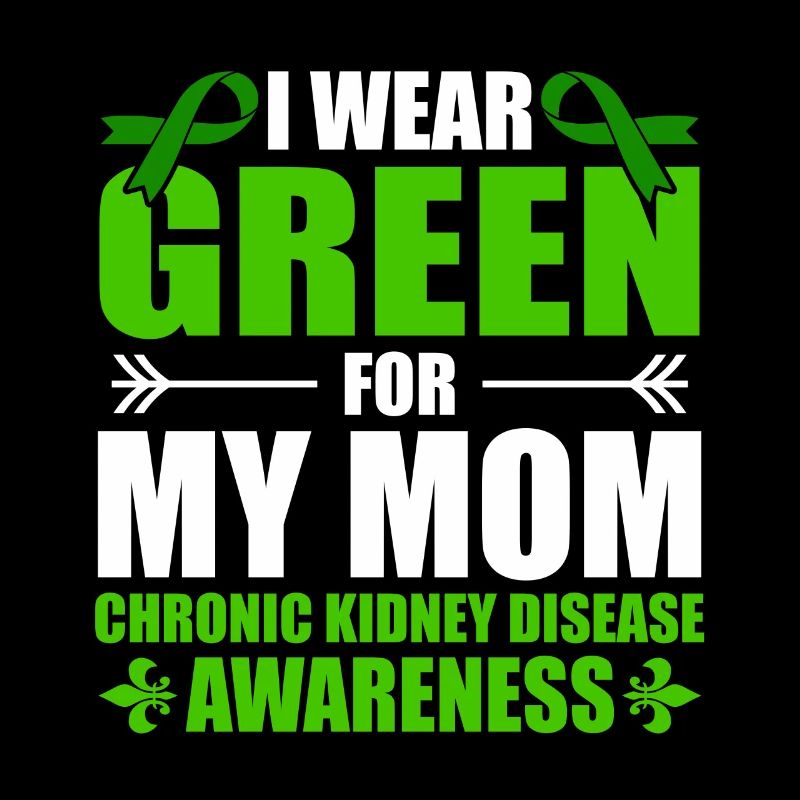 Je porte du vert pour les maladies chroniques de ma mère