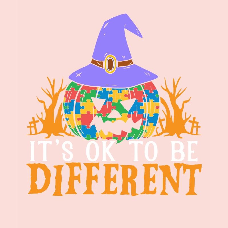 Autismus Halloween Süßes oder Saures Autismus-Bewusstsein