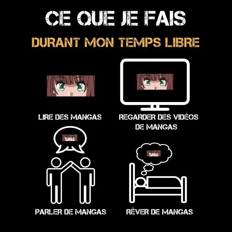 mangas temps libre humour