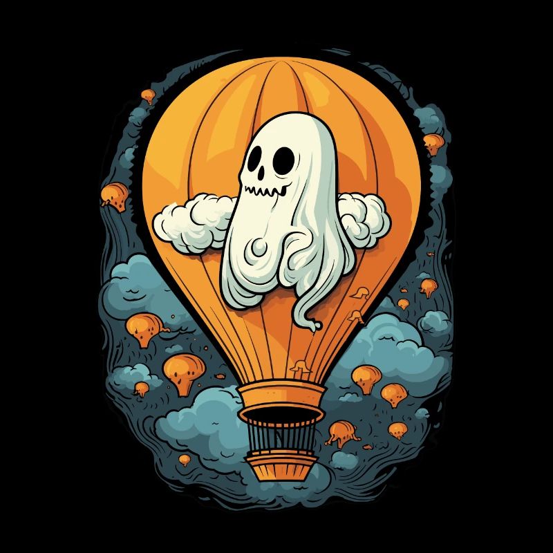 Ballon Halloween Süßes oder Saures Spooky Boo Ghost