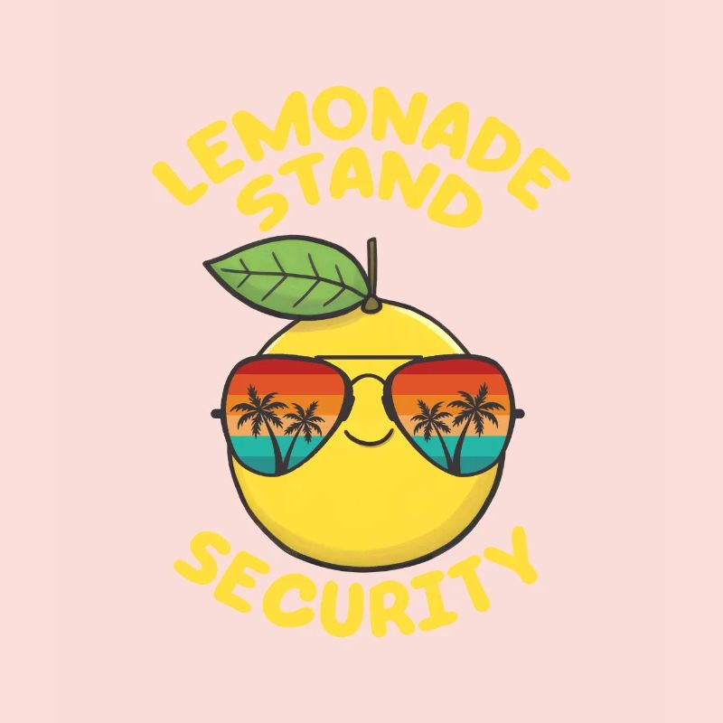 Lemonade Stand Security Cute Lemon Summer