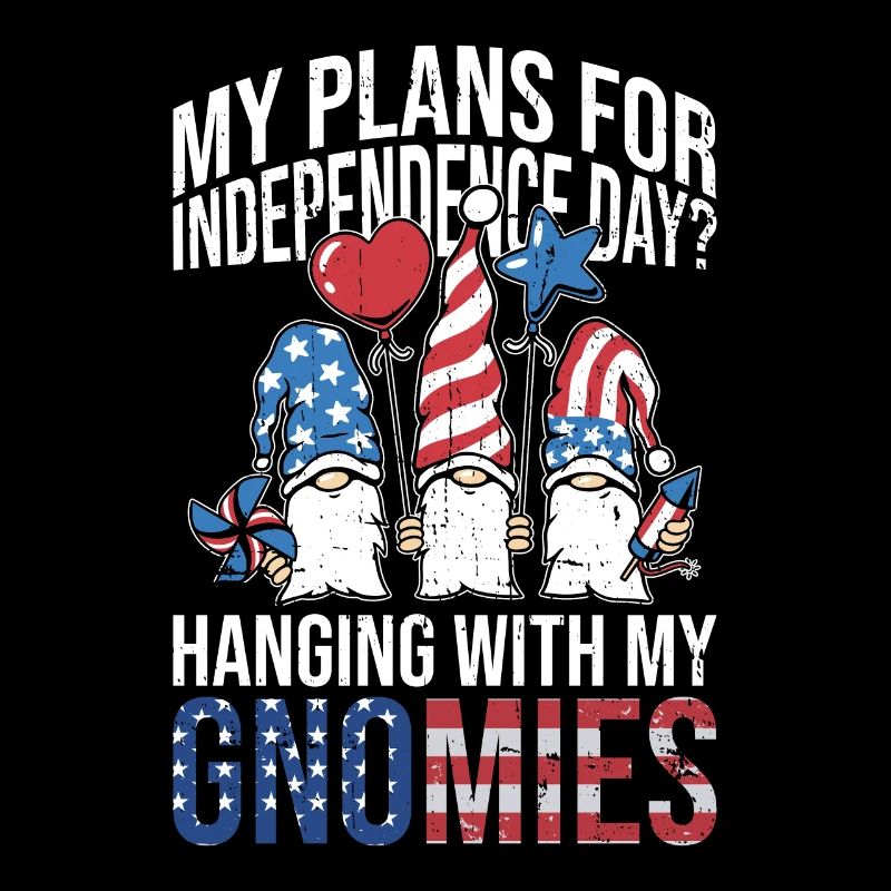 Gartenzwerg 4. Juli Indipendence Day Gnome