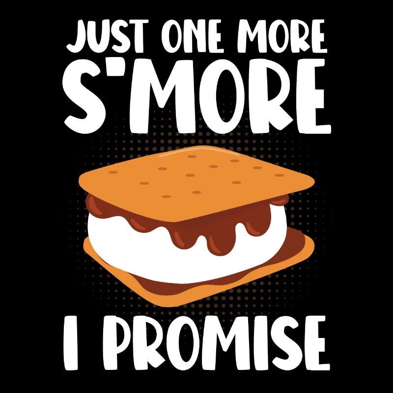 Camping Marshmallow Funny Just One More Smore I Pr