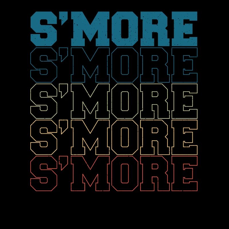 Camper Vintage Smore Marshmallow Retro