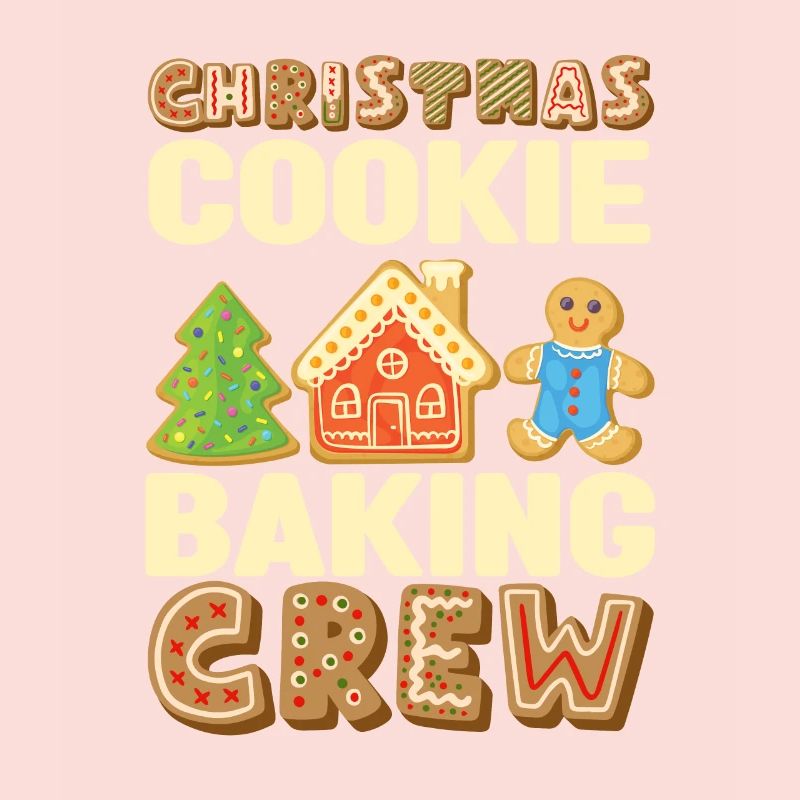 Équipe de cuisson de biscuits de Noël traditionnelle