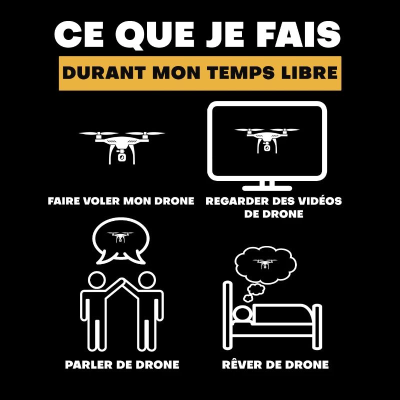 drone durant temps libre