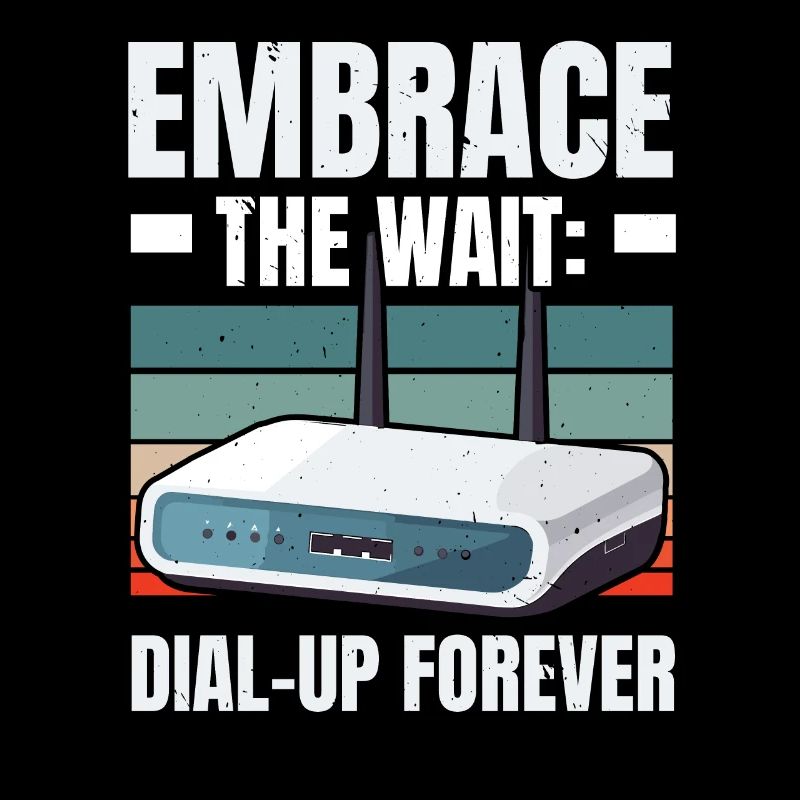 DFÜ-Internetverbindung 90er Computerwitze